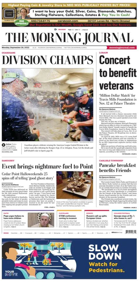 The morning journal lorain county - Saving you eight seconds. This post has been updated. Facebook moved one step closer to taking over the internet this morning with the formal launch of “instant articles,” which al...